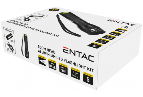 Flashlight Zoom Alu (+Bike Holder)