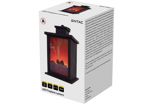 Entac LED Fireplace Lamp 28cm 3xAA excl.